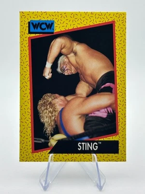 Sting 1991 WCW Impel #5 The Stinger Wrestling Card - Image 1 of 2