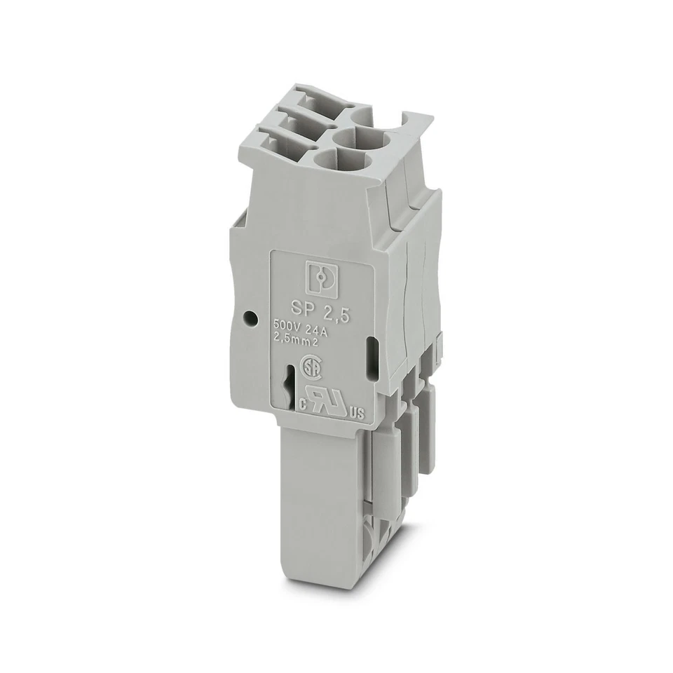 Phoenix contact 3040274 SP 2,5/ 3 plug 500 V 24 A, number of positions: 3 - Photo 1/1