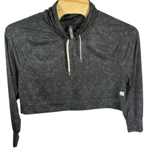 Vuori Women Large VW255 Halo Crop Funnel Neck Long Sleeve Pullover Shirt - Picture 1 of 5