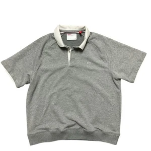 WILSON Sweatshirt Mens Polo Size XL Gray Kith Style Premium RARE - Picture 1 of 6