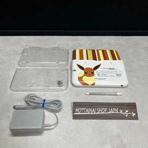 Nintendo 3DS LL XL Pokemon Center Eevee Limited Edition Console Tested Good!! - Picture 1 of 22