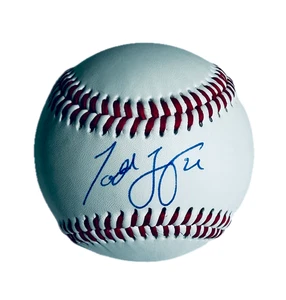 TODD FRAZIER HAND SIGNED AUTOGRAPH BASEBALL AUTO COA CINCINNATI REDS METS - Picture 1 of 1