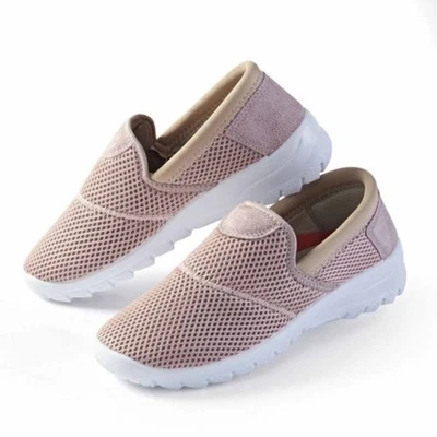 OrtoMed Freizeitschuh Chicago Damen Slipper Memory-Foam Mesh-Gewebe