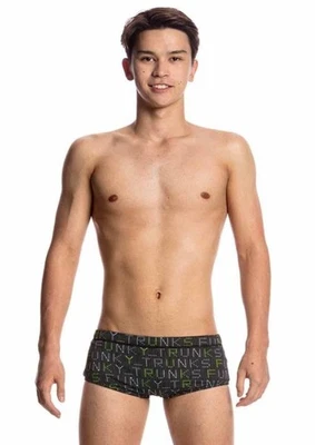 Funky Trunks Jungen Binary Bro Classic Trunks - Badehose - schwarz - Bild 1 von 2