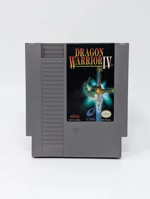 Dragon Warrior IV (4) (Nintendo NES) - Authentic Very Good - Image 1 of 3