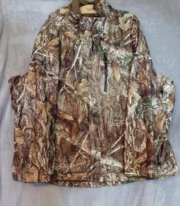 Realtree Men's 3 XL/XG Camo Hooded Jacket. 100% Polyester. Zip Front. - Picture 1 of 12