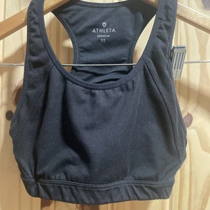 Athletica Razorback Sport BH Solid Schwarz Kabellos Unpatentiert Damen XS - Bild 1 von 6