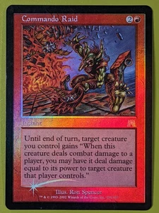 FOIL Commando Raid x1 Onslaught 1x Magic the Gathering MTG - Picture 1 of 1