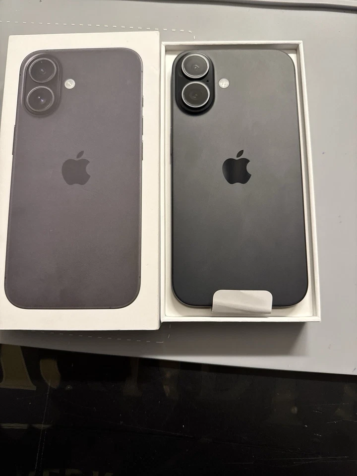 Apple iPhone 16  128GB Schwarz, Neu, ohne Simlock - Bild 1 von 1
