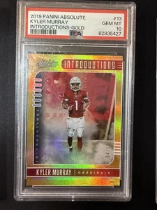 #13 Kyler Murray 2019 Panini Absolute /10 Cardinals Introductions Spectrum Gold - Picture 1 of 2
