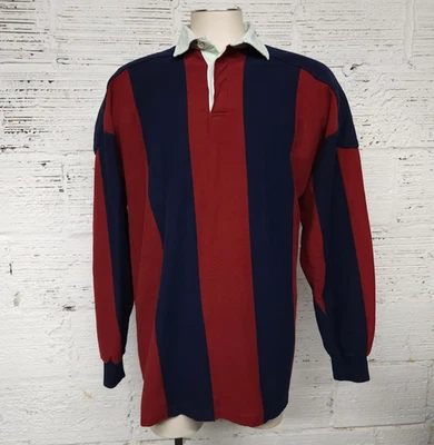 Vintage Britches Rugby Men's Long Sleeve Cotton Striped Outdoor Shirt Hong Kong - Image 1 of 4