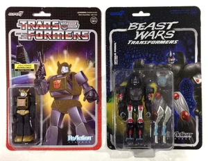 SUPER7 ReAction Figures - TRANSFORMERS Optimus Primal & Bumblebee ! - Picture 1 of 5