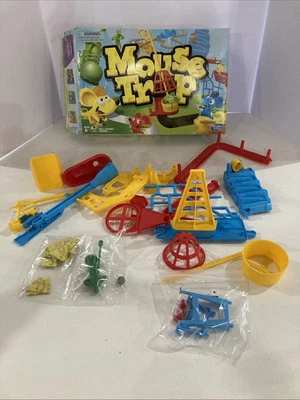 Mouse Trap Game 2016 REPLACEMENT parts Lot Dice Ball Tub Pipes Cage Cheese - Image 1 of 4