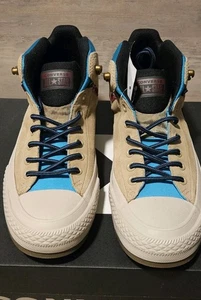 Converse Chuck Taylor Street Stiefel khaki türkis 162359C Größe 9,5 Herren 11,5 Damen - Bild 1 von 8