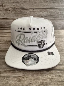 Las Vegas raiders White And Black The golfer Cap Snap Back NFL - Picture 1 of 4