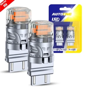 AUTOONE 3156 3157 LED Señal de giro Bombillas CANBUS Anti Hiper Flash Ámbar BRS - Imagen 1 de 16