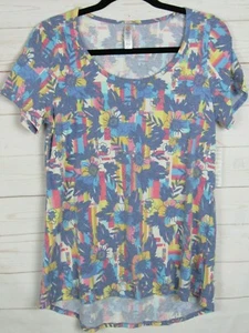 Top floral multicolor jaspeado clásico para mujer Lularoe talla pequeña nuevo con etiquetas - Imagen 1 de 3
