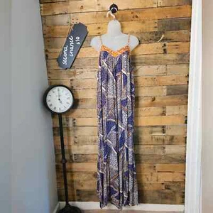 Kori women's oversized paisley patterned boho one piece jumpsuit size medium - Picture 1 of 12