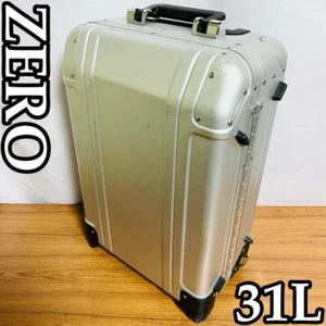 Rare Zero Halliburton aluminum  Suitcase 2 wheels, 31L  carry case - Picture 1 of 13