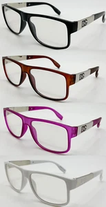 Neu Herren Damen Klare Gläser Vollrand Gestell Mode Brille Optisch RX (#5569) - Bild 1 von 6