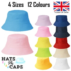 Sun Hat Babies Boy Girl Toddler Bush Bucket Summer Cotton Children Kids Anti-UV - Picture 1 of 13