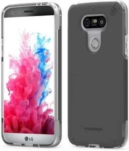 PureGear Dualtek Pro Funda para LG G5, Negro/Transparente - Imagen 1 de 7