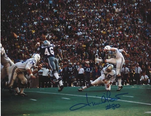 JIM O'BRIEN BALTIMORE COLTS ACTION SIGNIERT 8x10 - Bild 1 von 1