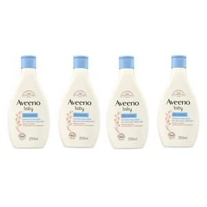 4x Aveeno Baby Dermexa Moisturising Wash 250ml - Picture 1 of 1