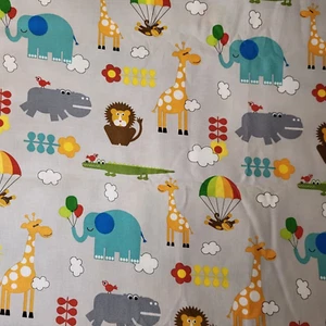 Jungle Bungle by Tim & Beck for Moda Fabric - Lion Giraffe Alligator - 5 Yds - Picture 1 of 4