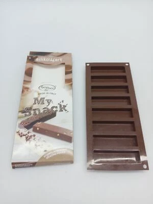 Silikomart 26.184.77.0065 SF184 - SILICONE MOULD N.8 MY SNACK 100X26 H 16 MM - Bild 1 von 4