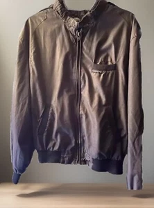 Members Only Jacket Vintage Men's Medium Size 42 Black 1980s NiceHong Kong Made - Picture 1 of 8