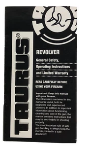 Taurus Revolver Allgemeine Sicherheits- und Betriebsanleitung Handbuch 23 Seiten - Bild 1 von 3