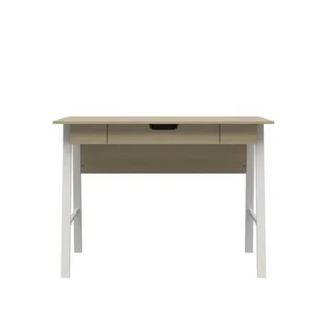 Ameriwood Home Computer Desk 45.94 in.W Particle Board with Drawer Pale Oak - Picture 1 of 7
