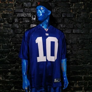 Eli Manning New York Giants Jersey Rugby Shirt Reebok Polyester Trikot Mens SZ L - Picture 1 of 11