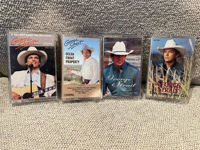 LOT VINTAGE CASSETTE TAPES 4 GARTH BROOKS IN PIECES ROPIN THE WIND  NO FENCES Foto 1 de 2