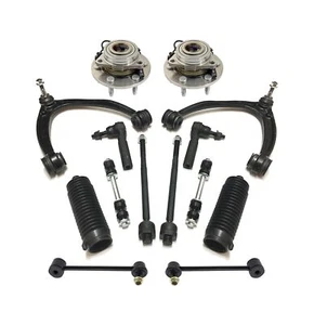 14Pc Wheel Hub Sway Bars Tie Rods Upper Control Arm for Escalade Tahoe Yukon - Picture 1 of 12