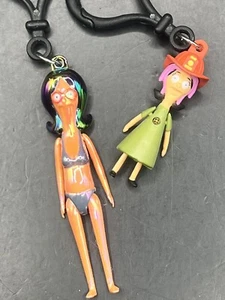 Bob's Burgers Chibi In Motion IRIDESCENT Dangler Keychain Clip & Bonus Mini Set - Picture 1 of 4
