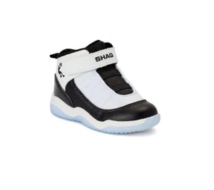 SHAQ Baby Shoes Black and White Infant/toddler Sneakers - Picture 1 of 6