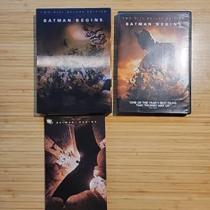 Batman Begins [Two-Disc Deluxe Edition] Holo Slipcover Comic Christian Bale - Imagen 1 de 6