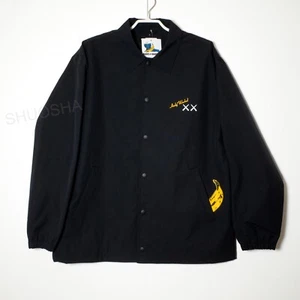KAWS + WARHOL x UNIQLO Coach Jacket Black Size L NEW with tags - Foto 1 di 12