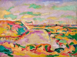 Georges Braque : Landschaft bei Antwerpen : 1906 : Kunstdruck in Archivqualität - Bild 1 von 1