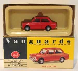 Vanguards scala 1/43 pressofuso VA26000 - Hillman Imp - rosso - Foto 1 di 3