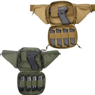 Concealed Carry Fanny Pack Holster Tactical Pistol Waist Pack Bag Gun Holster - Image 1 of 4