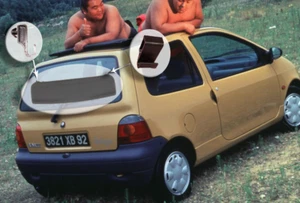 🇫🇷 Renault Twingo 1: Halterungen Befestigung Strand hinten - Bild 1 von 6