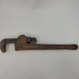 The Ridge Tool Co Vintage Rigid Heavy Duty Straight 14” Pipe Wrench Made In USA - Picture 1 of 10