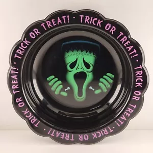 Cool Gear Halloween Negro Plástico Caramelo Frankenstein Ghost Face 2007 14" d - Imagen 1 de 6