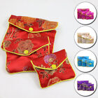 Chinese Brocade Handmade Silk Embroidery Jewelry Storage Pouch Bag Case Purse UK