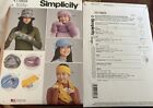 mitten sewing patterns - Simplicity Sewing Pattern R11869 A Size S-L Misses' Hats Headbands Mittens Scarf