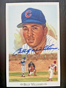 Billy Williams Autographed Perez-Steele Celebration Postcard Chicago Cubs HOF - Picture 1 of 2
