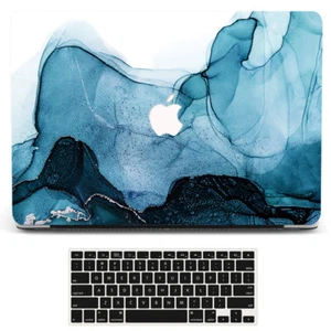 Ink Fluid Marble Laptop Case Cover For Macbook M4 Air 13 15 Pro 16 14 11 12 inch - Picture 1 of 15